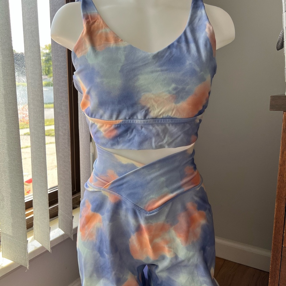 Buffbunny Rainwater Swirl Tie Dye Monarch Sports Bra